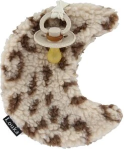 Louka Speendoekje Maan Panter - Meisje - Jongen - Teddy - Speenknuffel - Excl. Speen