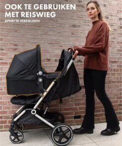 Deryan Luxe XP Buggy XL - Compact Lichtgewicht - Zwart - Aluminium Frame -Bekend Babyproducten Winkel 1004x1200 1