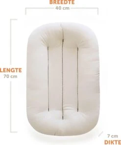 Tubudu Baby Snuggle® Organisch Babynestje - Inclusief Gratis Draagtas En Tencel Cover - Luxe Baby Lounger - Kraampakket - Natuurlijk Materiaal - Wit -Bekend Babyproducten Winkel 1005x1200 5