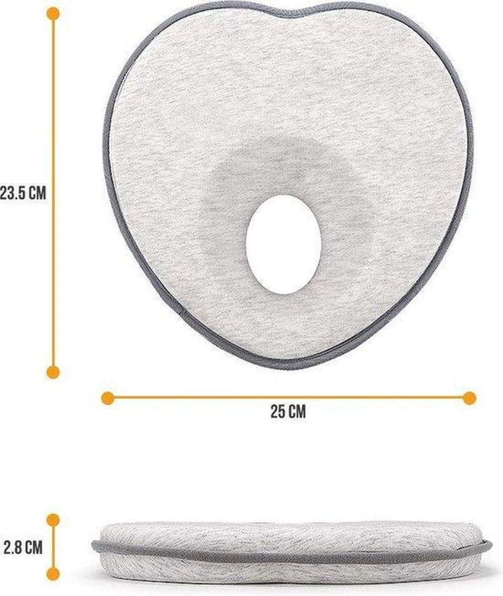 Teppie Baby Hoofdkussen Ergonomisch - Plat Hoofd Kussen - Goed Tegen Voorkeurshouding - Afgeplat Achterhoofd - Orthopedisch Hoofdkussen Voor Baby's 4 Teppie Baby Hoofdkussen Ergonomisch - Plat Hoofd Kussen - Goed Tegen Voorkeurshouding - Afgeplat Achterhoofd - Orthopedisch Hoofdkussen Voor Baby's - Afbeelding 2