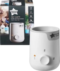 Tommee Tippee Easi Warm - Elektrische Flessen - En Voedselverwarmer - Automatische Timer - Draaiknop - Wit -Bekend Babyproducten Winkel 1013x1200