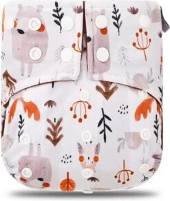 BonBini´s Wasbare Luiers - 6-pack Voordeelverpakking Luiers 3-15 Kg - Luierbroekje - Dubbele Antilek Preventie - Drukknoopjes En Verstelbaar Maat S, M, L Maat 1 T/m 5 - 6 Stuks -Bekend Babyproducten Winkel 1015x1200