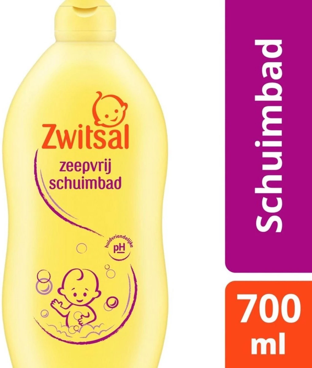 Zwitsal - Zeepvrij Schuimbad - 3 X 700 Ml - Voordeelpack 4 Zwitsal - Zeepvrij Schuimbad - 3 X 700 Ml - Voordeelpack - Afbeelding 2