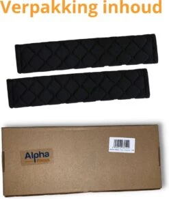 Merkloos Luxe Gordelhoes - Auto Gordelbeschermer - Gordelkussen - Zwart - 2 Stuks Gordelbeschermers -Bekend Babyproducten Winkel 1019x1200 4