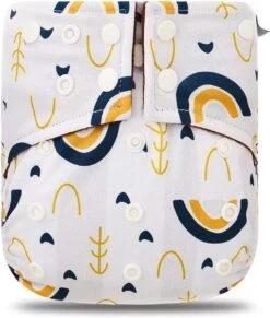 BonBini´s Wasbare Luiers - 6-pack Voordeelverpakking Luiers 3-15 Kg - Luierbroekje - Dubbele Antilek Preventie - Drukknoopjes En Verstelbaar Maat S, M, L Maat 1 T/m 5 - 6 Stuks -Bekend Babyproducten Winkel 1020x1200 3