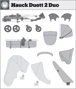 Hauck Duett 2 Duo Kinderwagen - Zwart -Bekend Babyproducten Winkel 1027x1200 7