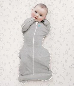 Love To Dream™ Babyslaapzak Swaddle Up™ - Inbakeren - Baby 0-2 Maanden - 2.2-3.8 Kg - All Season - Grijs -Bekend Babyproducten Winkel 1028x1200 13