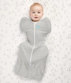 Love To Dream™ Babyslaapzak Swaddle Up™ - Inbakeren - Baby 0-3 Maanden - 3.5-6 Kg - All Season - Grijs -Bekend Babyproducten Winkel 1028x1200 9