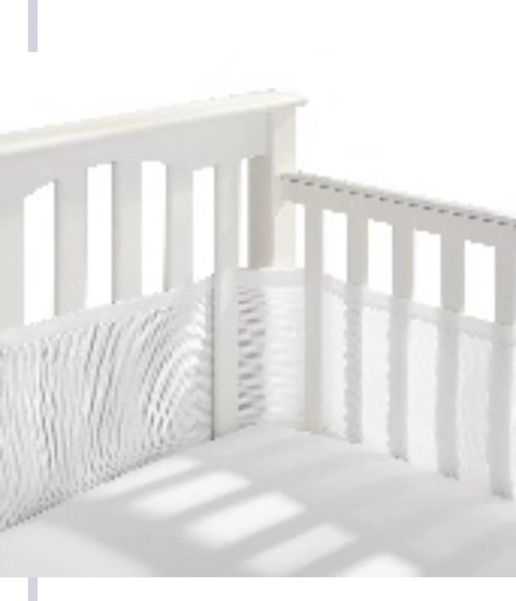 Buxibo - Baby Bed Omrander - Bedbumper - Hoofdbeschermer - Set Van 2 - 340x30cm & 160x30cm 15 Buxibo - Baby Bed Omrander - Bedbumper - Hoofdbeschermer - Set Van 2 - 340x30cm & 160x30cm - Afbeelding 13