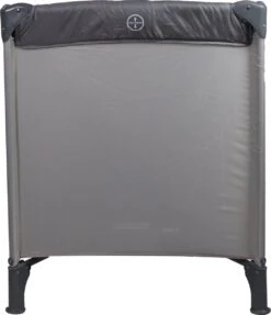 Ding Campingbedje - Grijs - 120x60 Cm - Reisbedje Inclusief Bodemmatrasje -Bekend Babyproducten Winkel 1033x1200