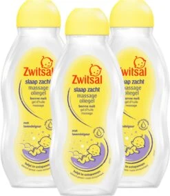Zwitsal - Slaap Zacht - Massage Olie Lavendel - 3 X 200ml - Voordeelpack