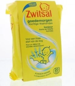Zwitsal Goedemorgen Baby Vochtige Washandjes - 20 Stuks -Bekend Babyproducten Winkel 1044x1200