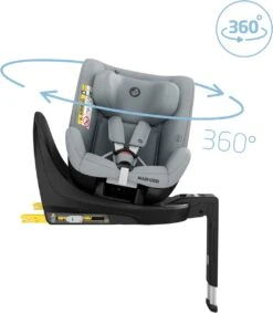 Maxi-Cosi Mica Eco I-Size Autostoeltje - 360° Draaibaar - Gerecyclede Stoffen - Authentic Grey -Bekend Babyproducten Winkel 1049x1200