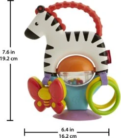 Fisher Price - Activity Zebra - Rammelaar - Speeltje En Bijtring - Grijpspeelgoed -Bekend Babyproducten Winkel 1055x1200