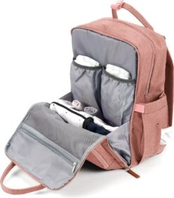 Brisby Slijtvaste Luiertas – Verzorgingstas – Met Buggymontage - Roze -Bekend Babyproducten Winkel 1055x1200 3