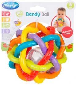 Playgro Buigbare Bendy Ball - Grijp- En Bijtspeelgoed - Incl Rammelaar - Activiteitenbal -Bekend Babyproducten Winkel 1074x1200 1