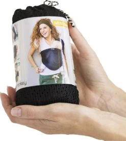 Minimonkey Mini Sling Draagzak - Zwart -Bekend Babyproducten Winkel 1079x1200 2