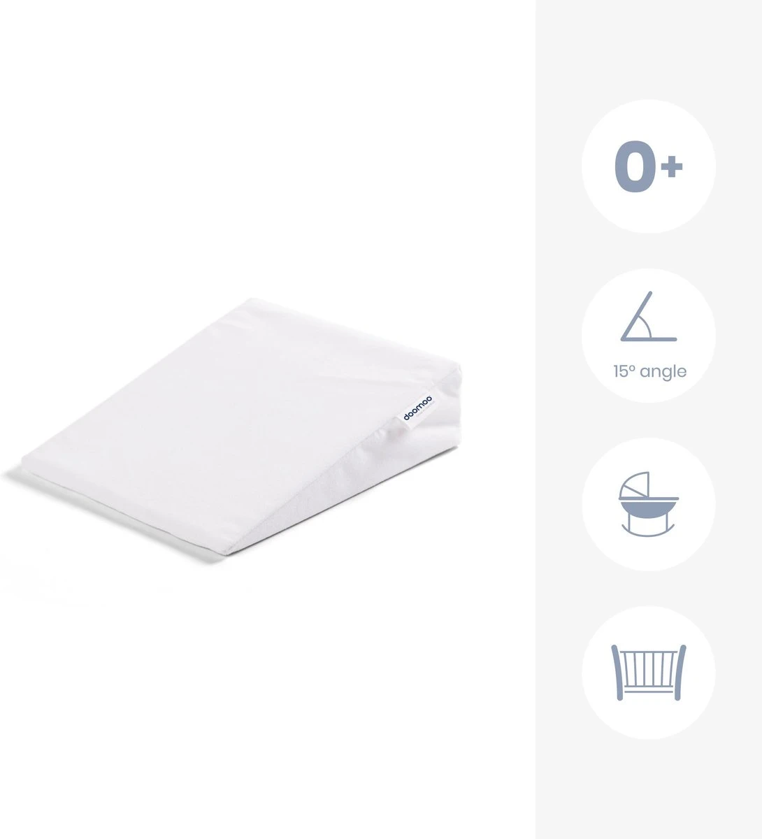 Doomoo Basics Hellend Kussen - Reflux Kussen - Rest Easy Small 5 Doomoo Basics Hellend Kussen - Reflux Kussen - Rest Easy Small - Afbeelding 3