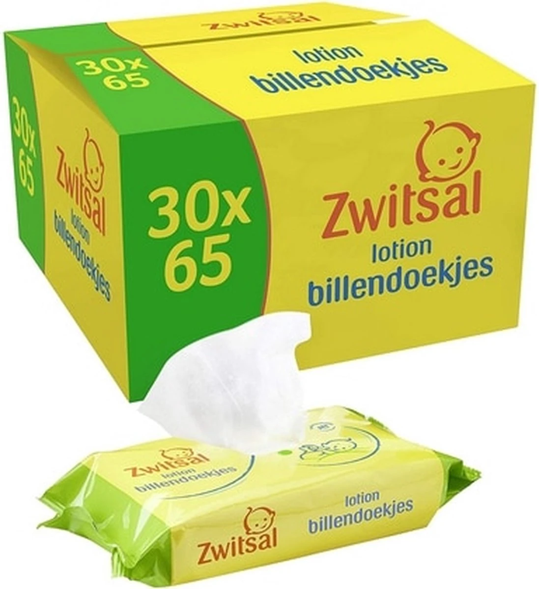 Zwitsal Billendoekjes | Voordeelverpakking 30 X 65 Doekjes 4 Zwitsal Billendoekjes | Voordeelverpakking 30 X 65 Doekjes - Afbeelding 2