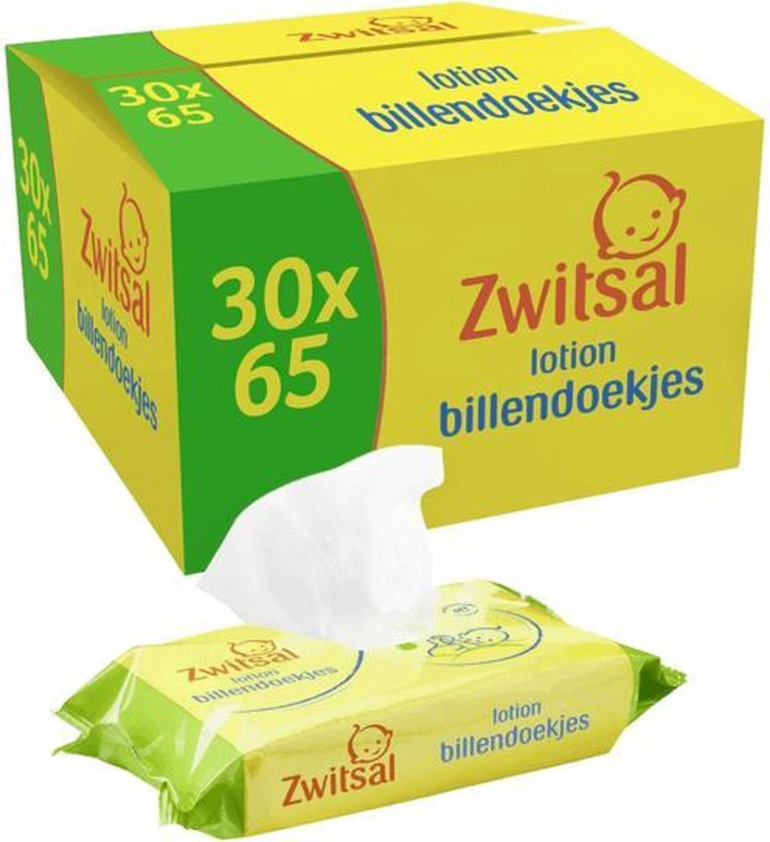 Zwitsal Billendoekjes | Voordeelverpakking 30 X 65 Doekjes 3 Zwitsal Billendoekjes | Voordeelverpakking 30 X 65 Doekjes