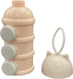 Melkpoedertoren Melkpoeder Toren - Roze - Flesvoedingsaccessoires - Babyvoeding Bewaarbakjes - Doseerdoosjes - Kraam Cadeau - BPA Vrij -Bekend Babyproducten Winkel 1101x1200