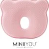 MINIIYOU® Orthopedisch Baby Hoofdkussen Roze - Plat Hoofd - Katoen - Traagschuim Vulling -Bekend Babyproducten Winkel 1102x1200 4