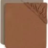 Jollein Baby Hoeslaken Jersey 60x120cm - Caramel/Biscuit - 2 Stuks -Bekend Babyproducten Winkel 1104x1200 7