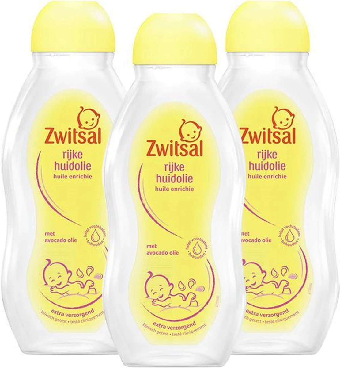 Zwitsal Baby - Rijke Huidolie - 3 X 200ml - Voordeelverpakking 3 Zwitsal Baby - Rijke Huidolie - 3 X 200ml - Voordeelverpakking