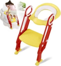 Merkloos Wc Verkleiner Met Trapje - Wc Verkleiner - Toilettrainer - Toiletverkleiner - 2 Tot 7 Jaar