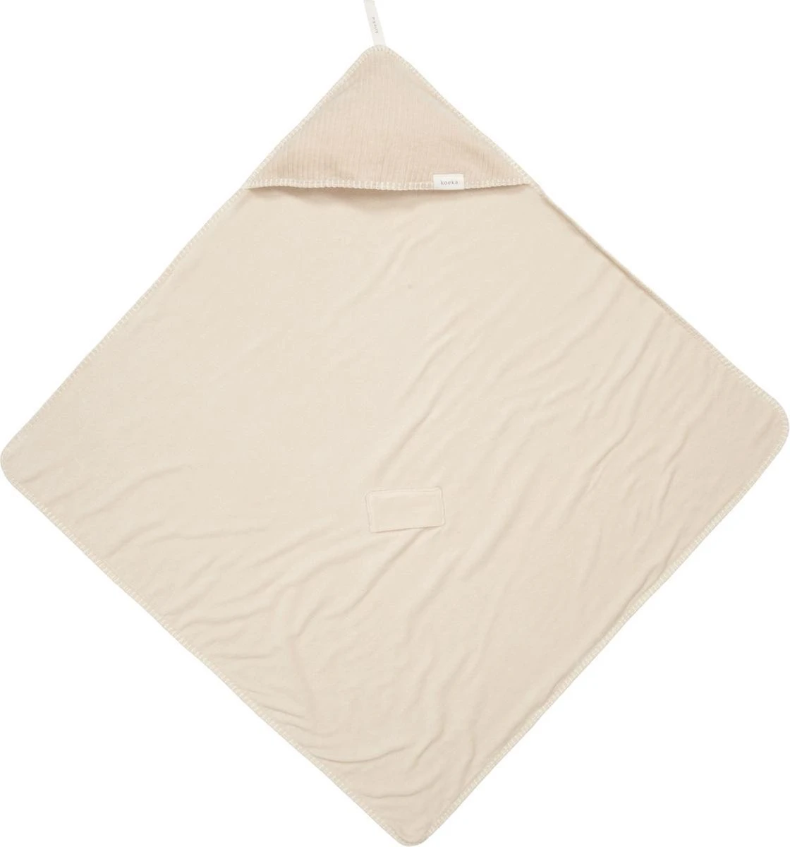 Koeka Omslagdoek Baby Stretch Terry Vik - Zand 4 Koeka Omslagdoek Baby Stretch Terry Vik - Zand - Afbeelding 2
