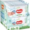 Huggies Billendoekjes - Biologisch Afbreekbaar - 100% Plasticvrij - 18 X 48 Stuks - 864 Doekjes
