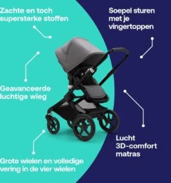 Bugaboo Fox3 Kinderwagen - Black/Grey Melange 17 Bugaboo Fox3 Kinderwagen - Black/Grey Melange -Bekend Babyproducten Winkel 1123x1200 2
