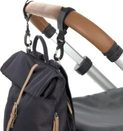 LÄSSIG Luiertas Rolltop Backpack Rugzak Incl Verschoningsmatje Denim Blauw Limited Edition -Bekend Babyproducten Winkel 1123x1200