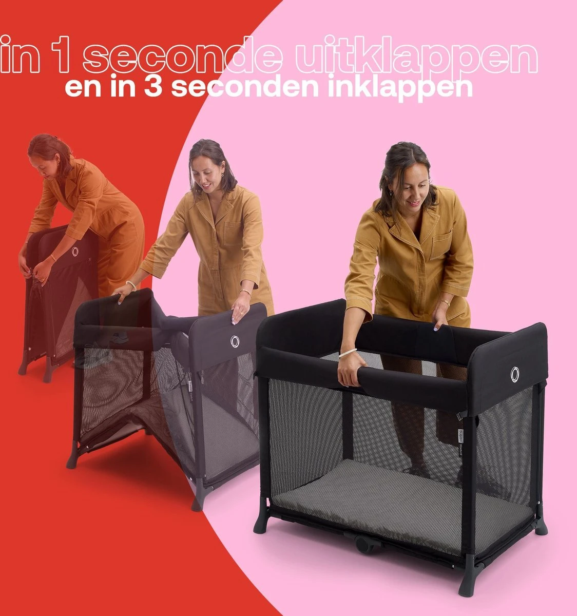 Bugaboo Campingbedje Stardust Black 4 Bugaboo Campingbedje Stardust Black - Afbeelding 2