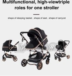 Merkloos Luxe Multi-functionele 3 In 1 Wandelwagen - Babywagen - Kwalitatieve Buggy - Opklapbare Kinderwagen - Licht En Flexibel -Bekend Babyproducten Winkel 1130x1200 3