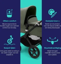 Bugaboo - 3-in-1 Kinderwagen Fox 3 - Black/Forest Green -Bekend Babyproducten Winkel 1137x1200 9