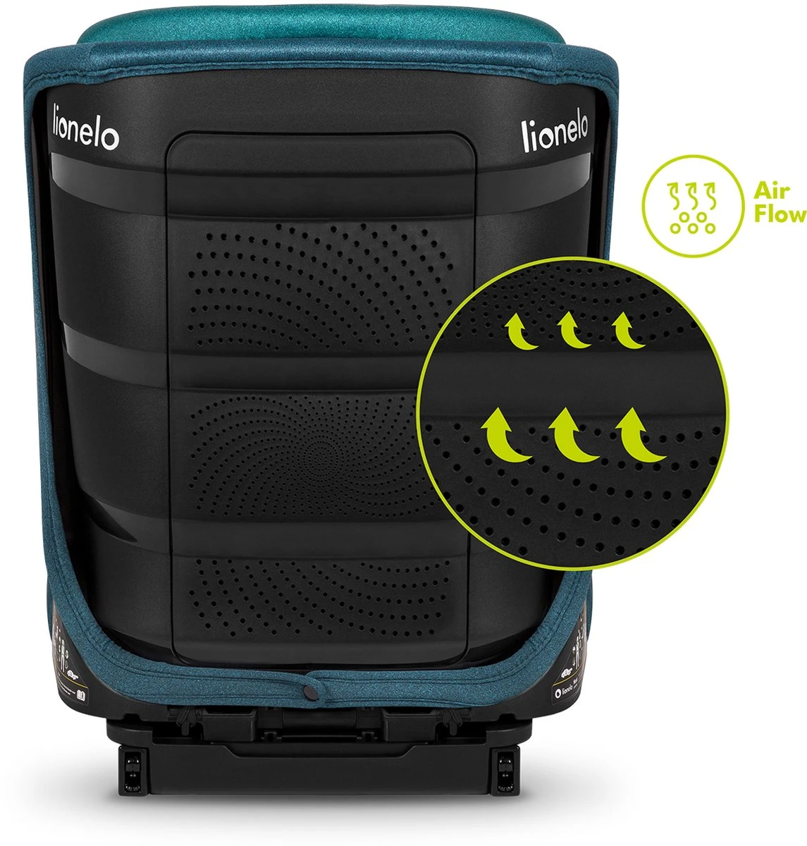 Lionelo Neal - Premium Autostoel - Hoofdsteunverstelling - Ventilatiesysteem - ISOFIX Tot 12 Jaar 4 Lionelo Neal - Premium Autostoel - Hoofdsteunverstelling - Ventilatiesysteem - ISOFIX Tot 12 Jaar - Afbeelding 2