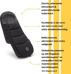 Bugaboo Voetenzak - Midnight Black -Bekend Babyproducten Winkel 1145x1200 3