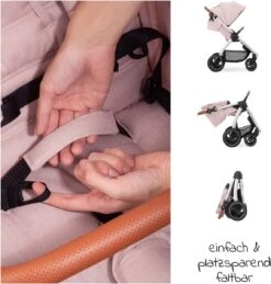 Hauck UpTown Buggy - Met één Hand Opvouwbaar - Roze -Bekend Babyproducten Winkel 1146x1200 6