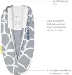 Puckababy Inbakerslaapzak Original Mini - 3-6 Maanden - Giraph Sky -Bekend Babyproducten Winkel 1149x1200 5
