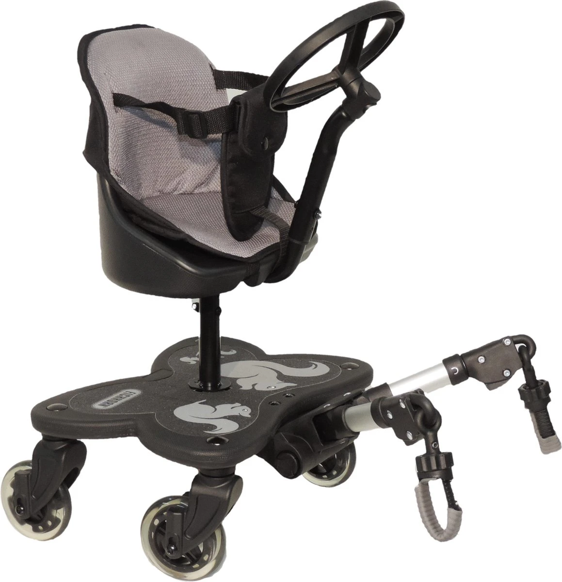 COZY C RIDER Meerijdplankje - Met Zitje En Stuur 3 COZY C RIDER Meerijdplankje - Met Zitje En Stuur