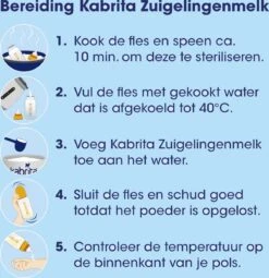 Kabrita 1 Zuigelingenmelk - Zuigelingenvoeding 0-6 Maanden - 400g -Bekend Babyproducten Winkel 1162x1200