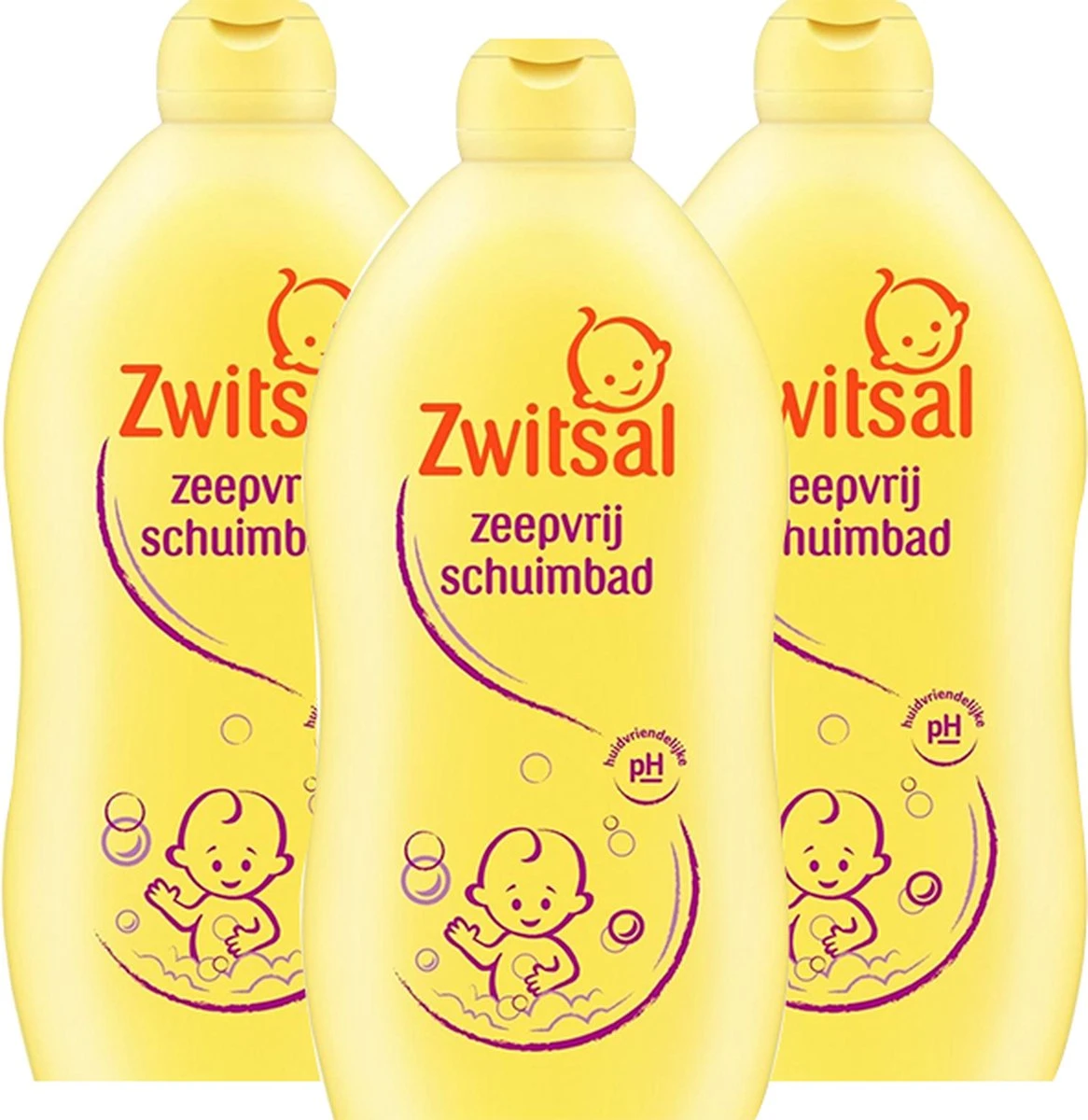 Zwitsal - Zeepvrij Schuimbad - 3 X 700 Ml - Voordeelpack 3 Zwitsal - Zeepvrij Schuimbad - 3 X 700 Ml - Voordeelpack