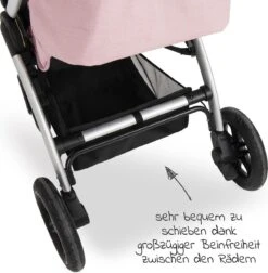 Hauck UpTown Buggy - Met één Hand Opvouwbaar - Roze -Bekend Babyproducten Winkel 1175x1200 2