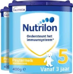 Nutrilon 5 Peuter Groeimelk Vanille Poeder 2 X 400 Gram -Bekend Babyproducten Winkel 1177x1200