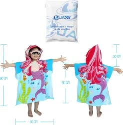 JAXY Badcape Baby - Badcape - Baby Badjas - Omslagdoek - Omslagdoek - Baby Handdoek Met Capuchon - Strandhanddoek - Badponcho - Poncho Handdoek - Microfiber - 60x90cm - Paarse Zeemeermin 9 JAXY Badcape Baby - Badcape - Baby Badjas - Omslagdoek - Omslagdoek - Baby Handdoek Met Capuchon - Strandhanddoek - Badponcho - Poncho Handdoek - Microfiber - 60x90cm - Paarse Zeemeermin -Bekend Babyproducten Winkel 1183x1200 3