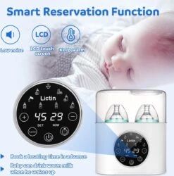 Merkloos Lictin Flessensterilisator En Flessenwarmer -Bekend Babyproducten Winkel 1187x1200