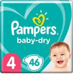 Pampers® Pampers Baby-Dry Maat 4, 46 Luiers, Tot 12 Uur Bescherming, 9-14kg -Bekend Babyproducten Winkel 1187x1200 6