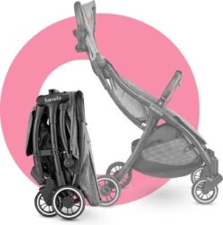 Lionelo Buggy Julie One - Kinderwagen Premium - Automatisch Opvouwen - Wandelwagen Tot 22 Kg - Comfortabele Zitje -Bekend Babyproducten Winkel 1188x1200 2
