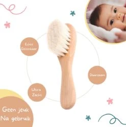 Baby Borstel - Baby Haarborstel - Baby Verzorging Set - Baby Borstel En Kam - Houten Baby Kam - Haarborstel Set - Babyshower Gift- Baby Verzorgingsproducten - Baby Kam - Kraamcadeau -Bekend Babyproducten Winkel 1188x1200 9